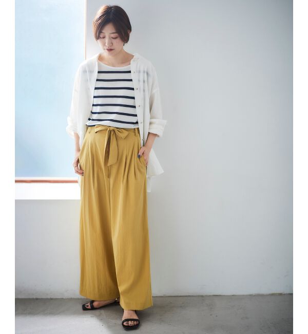 le.coeur blanc「ショルダーボタンフレンチニット」|ニット・セーター|