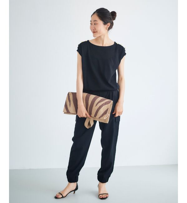 le.coeur blanc「ショルダーボタンフレンチニット」|ニット・セーター|