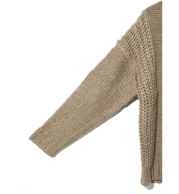 MIDIUMISOLID「MIDIUMISOLID for Ladies ローゲージVネックプルオーバー」|ニット・セーター|