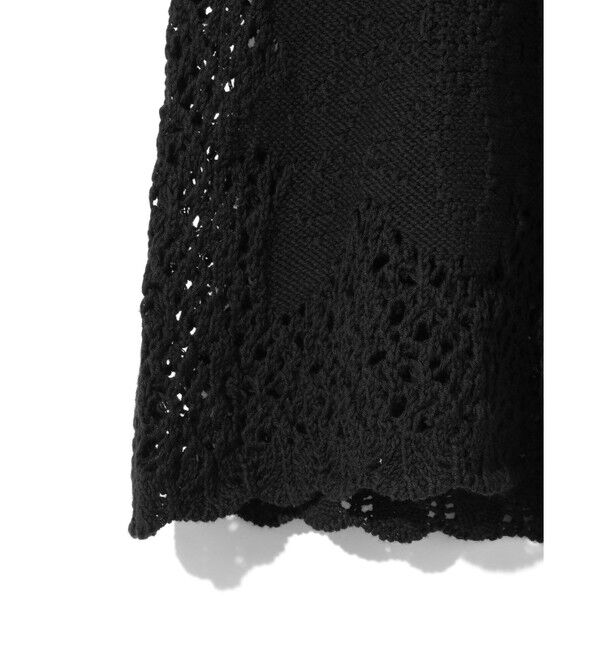 MIDIUMISOLID「MIDIUMISOLID for Ladies レースリブベスト」|ベスト・ジレ|