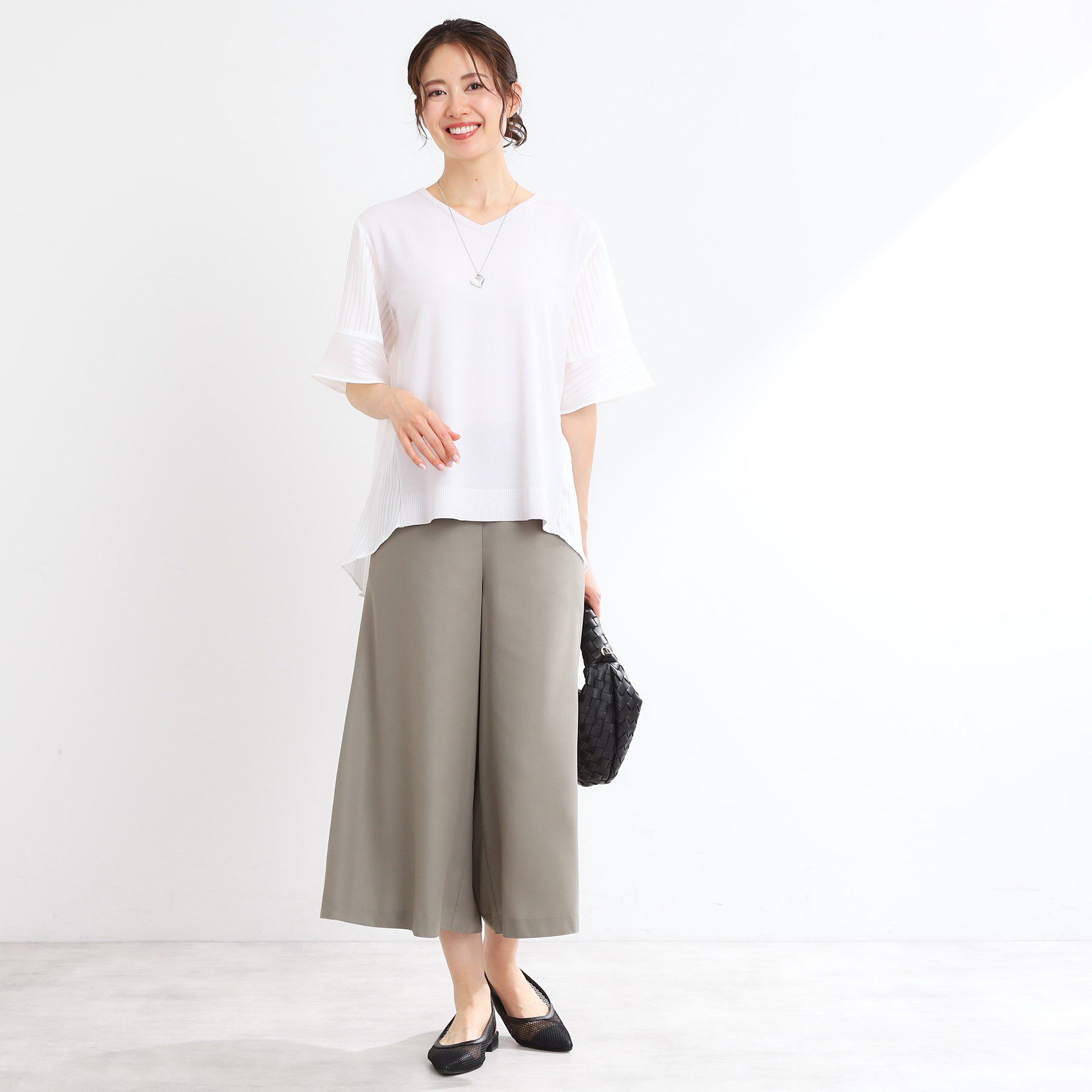 Reflect「バイカラードッキングニット」|ニット・セーター|