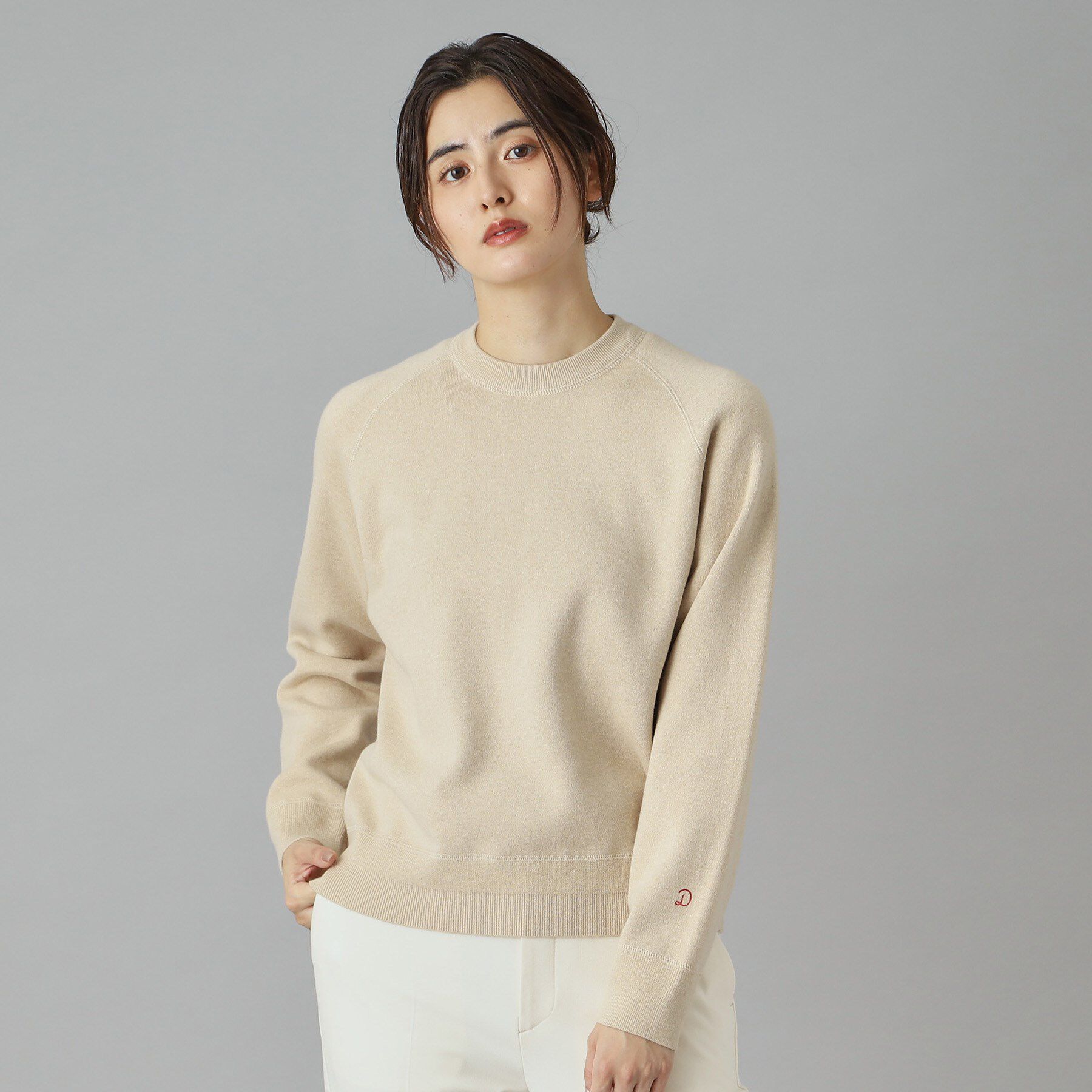 DRESSTERIOR「【CLASSY.12月号掲載/洗える/7色展開】ウォッシャブルコットンカシミヤニット」|ニット・セーター|