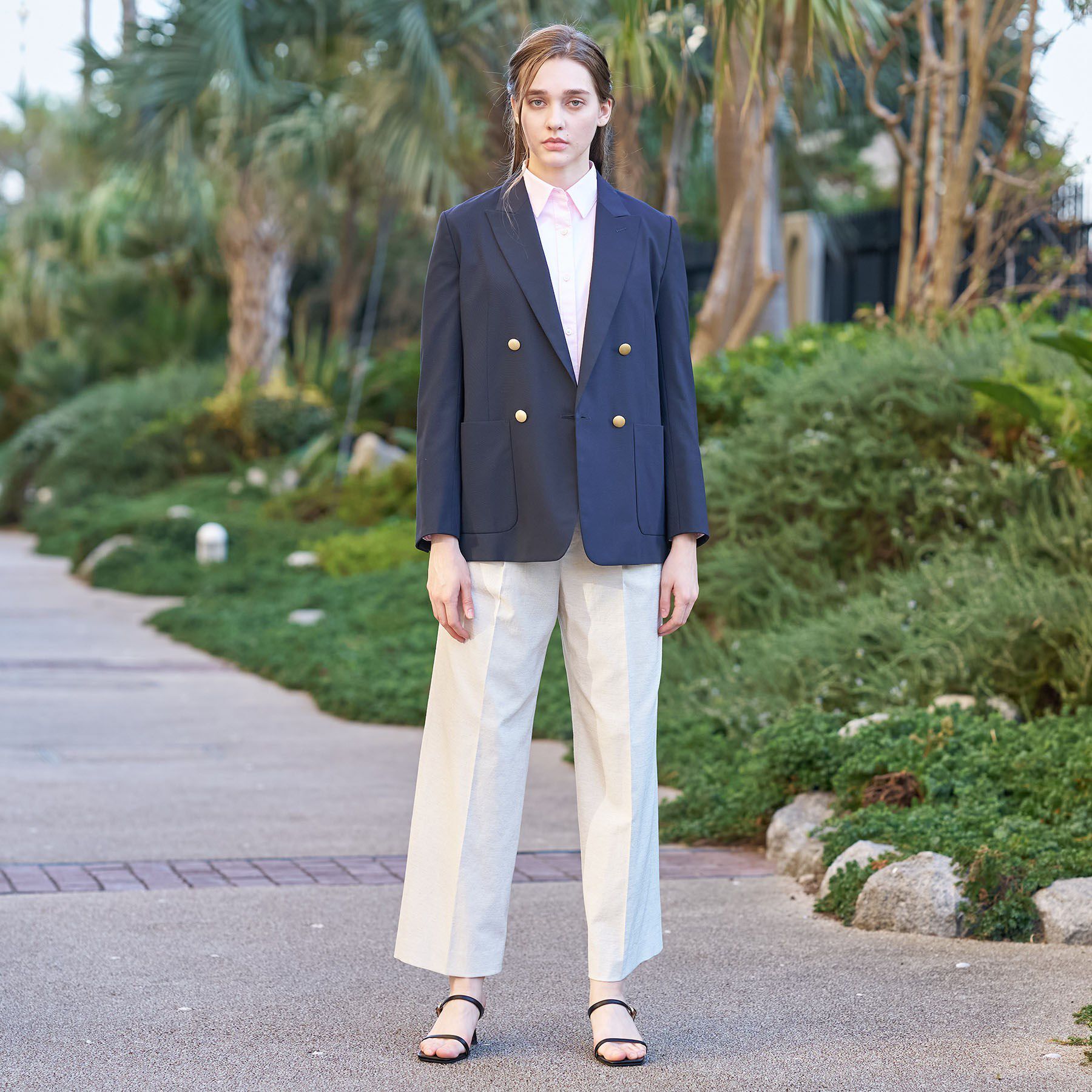 DRESSTERIOR「コンフォートダブルブレザー」|テーラードジャケット|