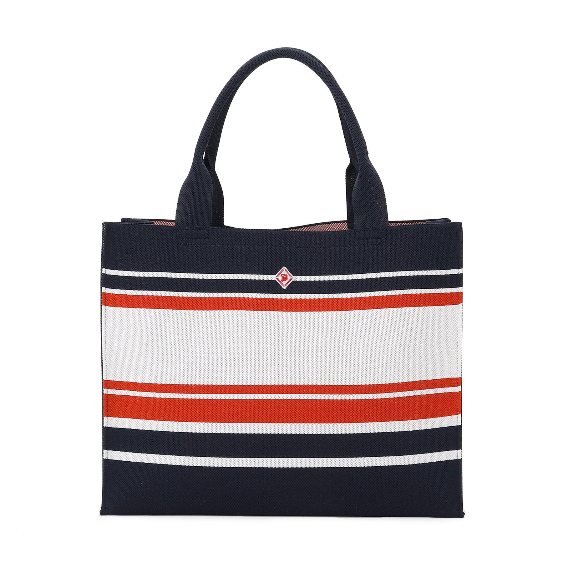 DRESSTERIOR「ボーダーニットラージトート」|トートバッグ|