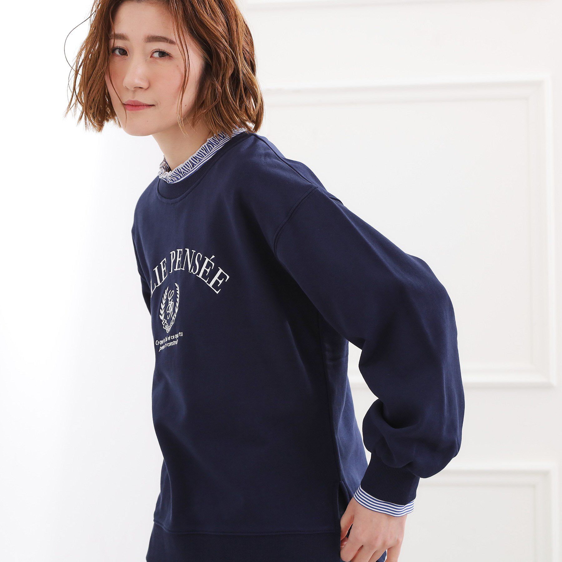 grove「刺繍ロゴ裏毛スウェットプルオーバー」|パーカー|