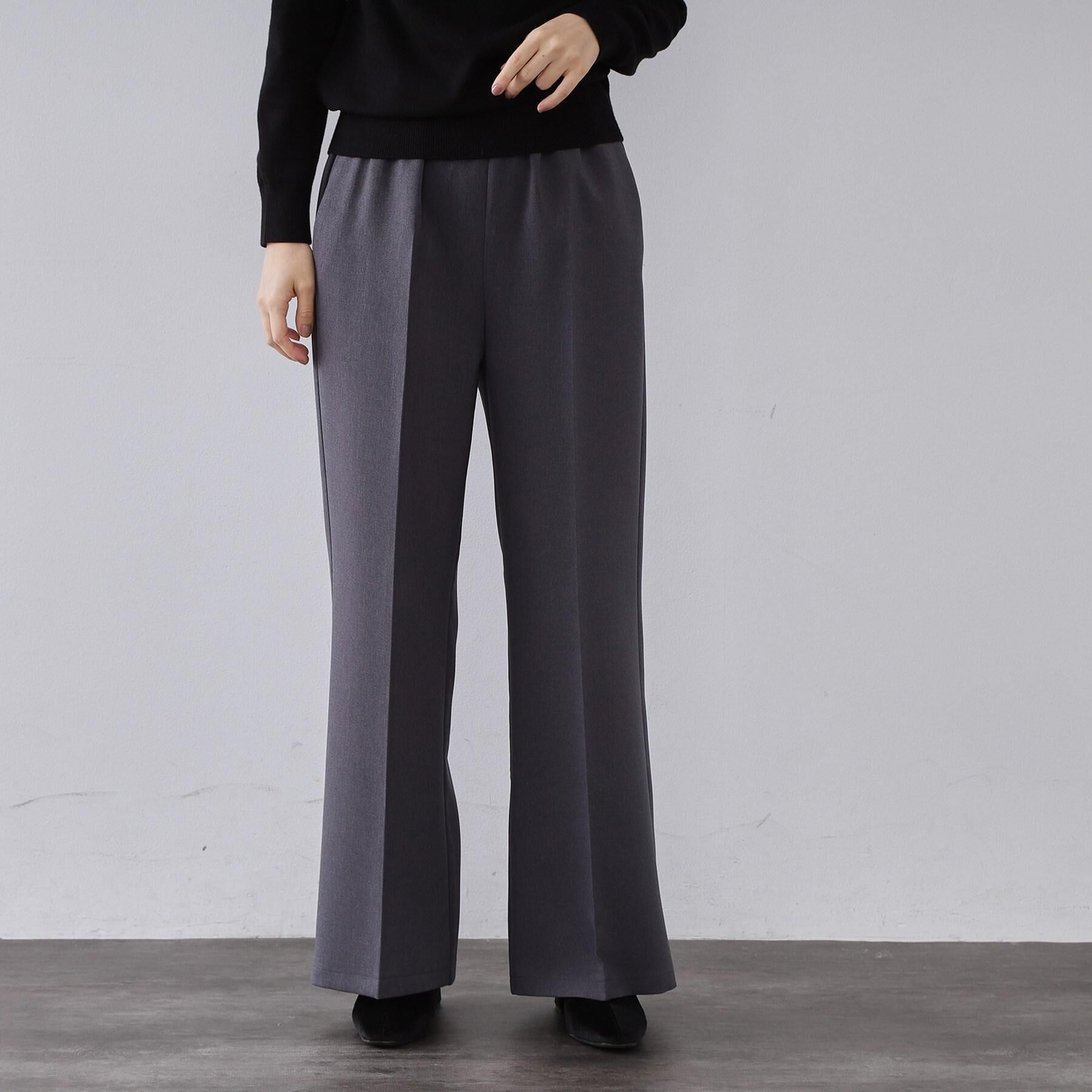 OPAQUE.CLIP「イージーフレアパンツ【洗濯機OK】」|その他|