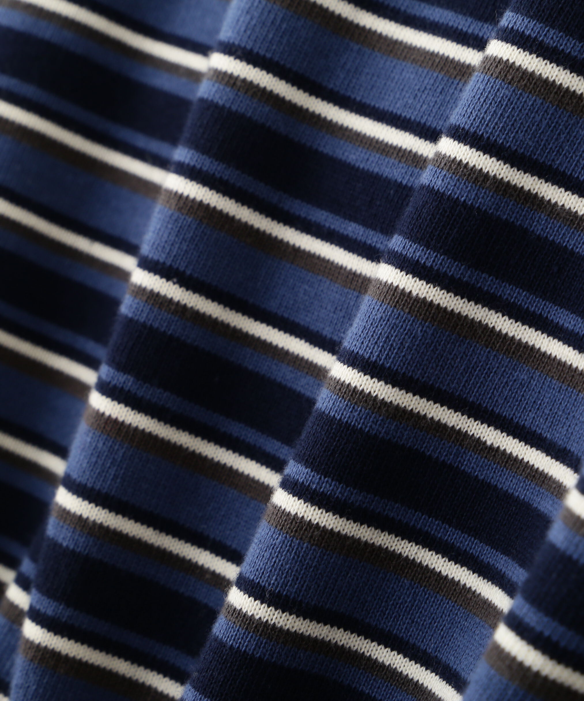  「ボーダーポロクロップドトップス」|Tシャツ・カットソー|