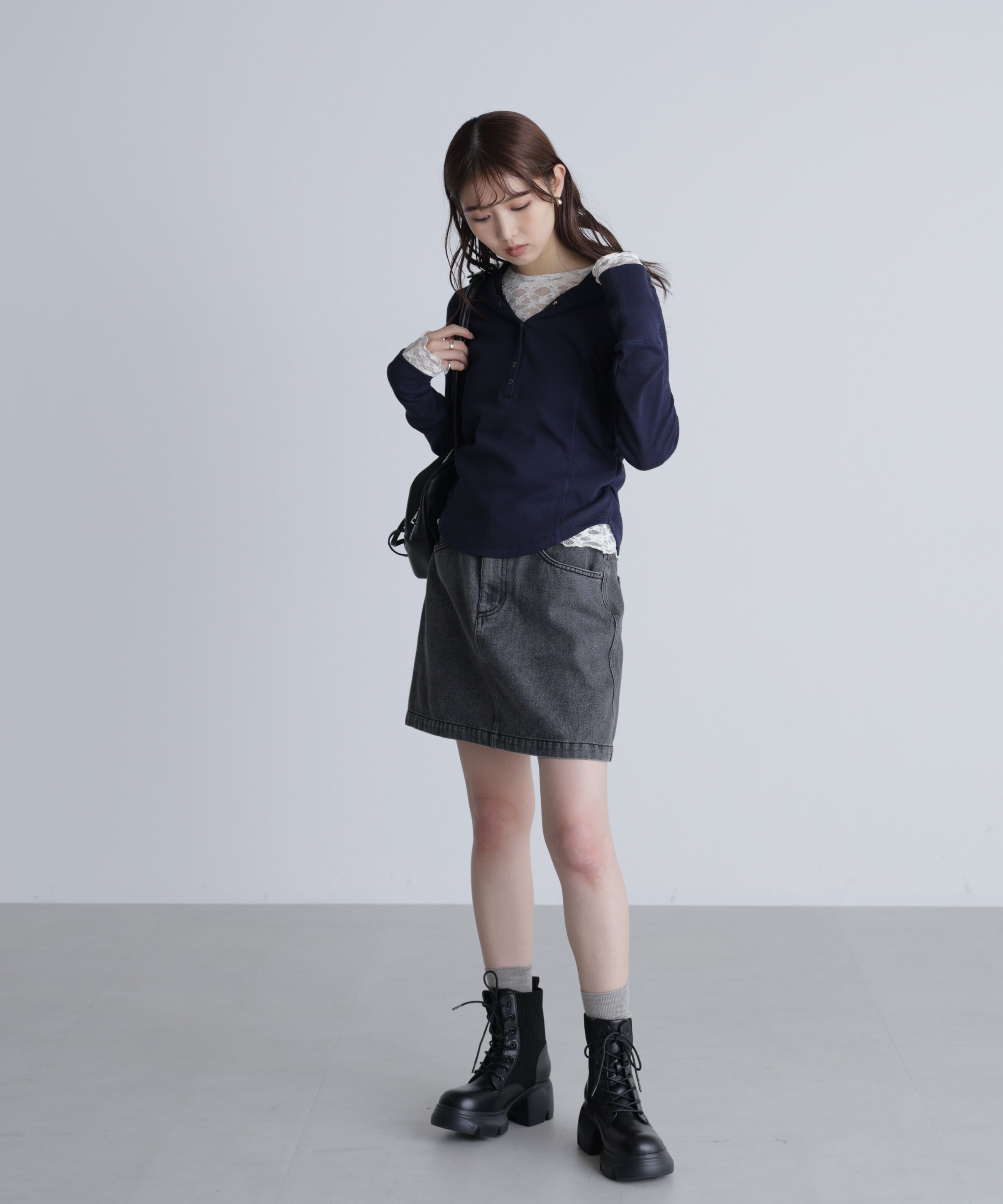  「スキッパーカットソーフーディー」|Tシャツ・カットソー|