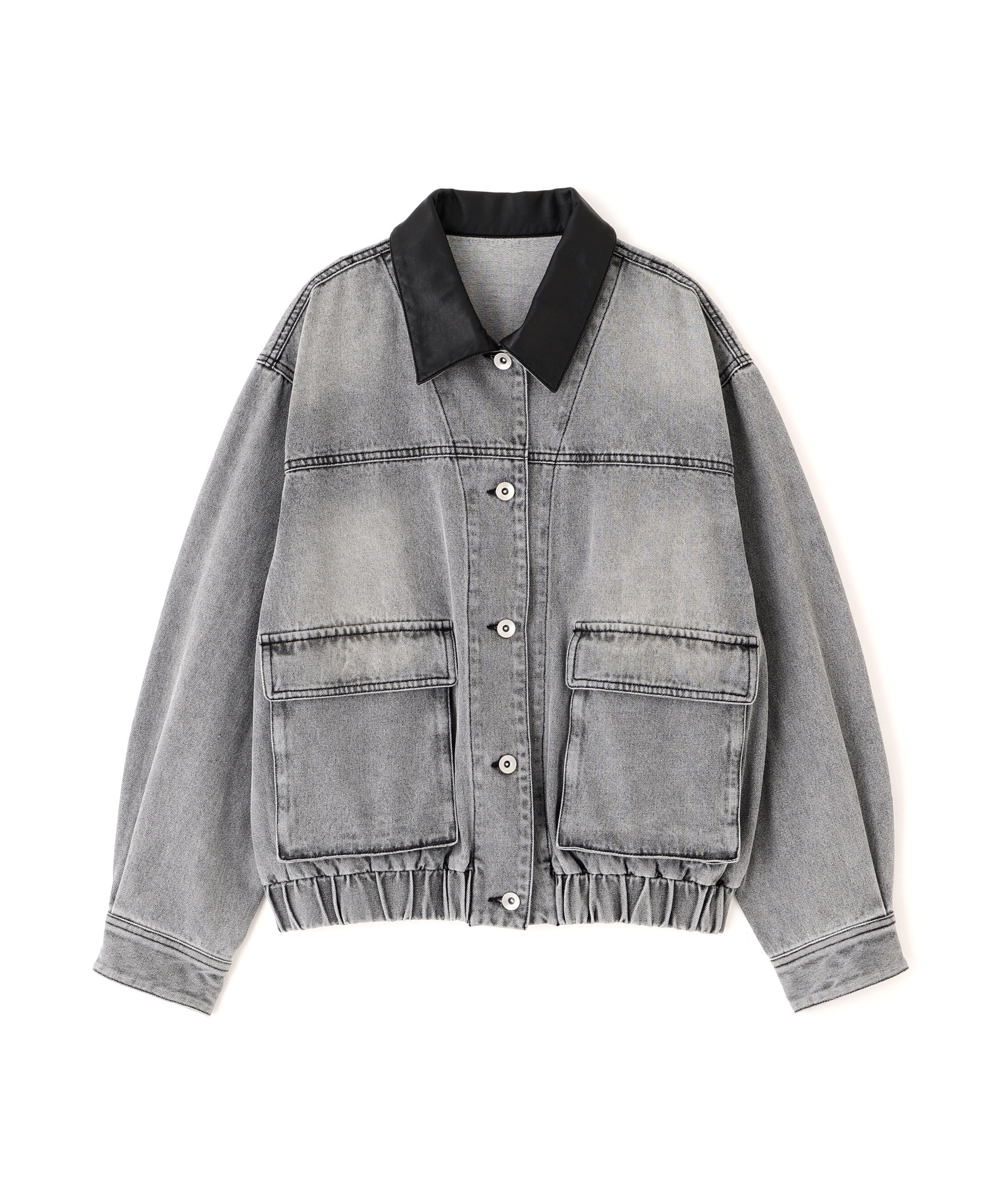  「バイカラーワークジャケット」|ブルゾン・スタジャン|