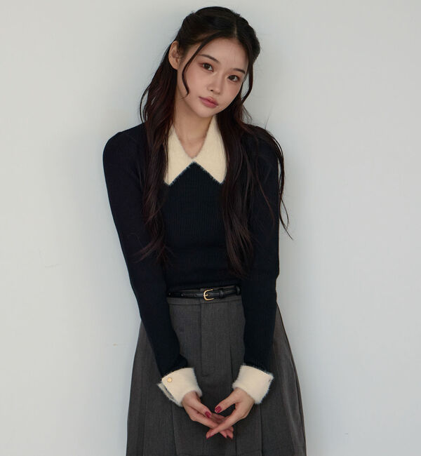 archives「フェザーカラークラシカルリブニット／」|ニット・セーター|