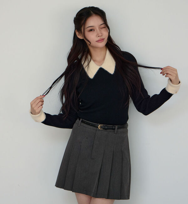 archives「フェザーカラークラシカルリブニット／」|ニット・セーター|