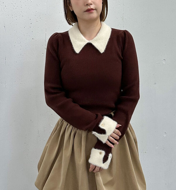 archives「フェザーカラークラシカルリブニット／」|ニット・セーター|