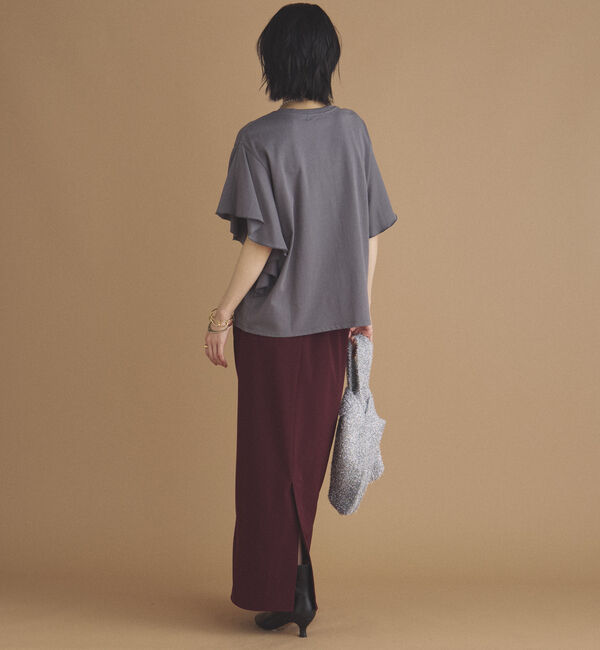 Doux archives「ラッフルプリントＴｅｅ」|Tシャツ・カットソー|