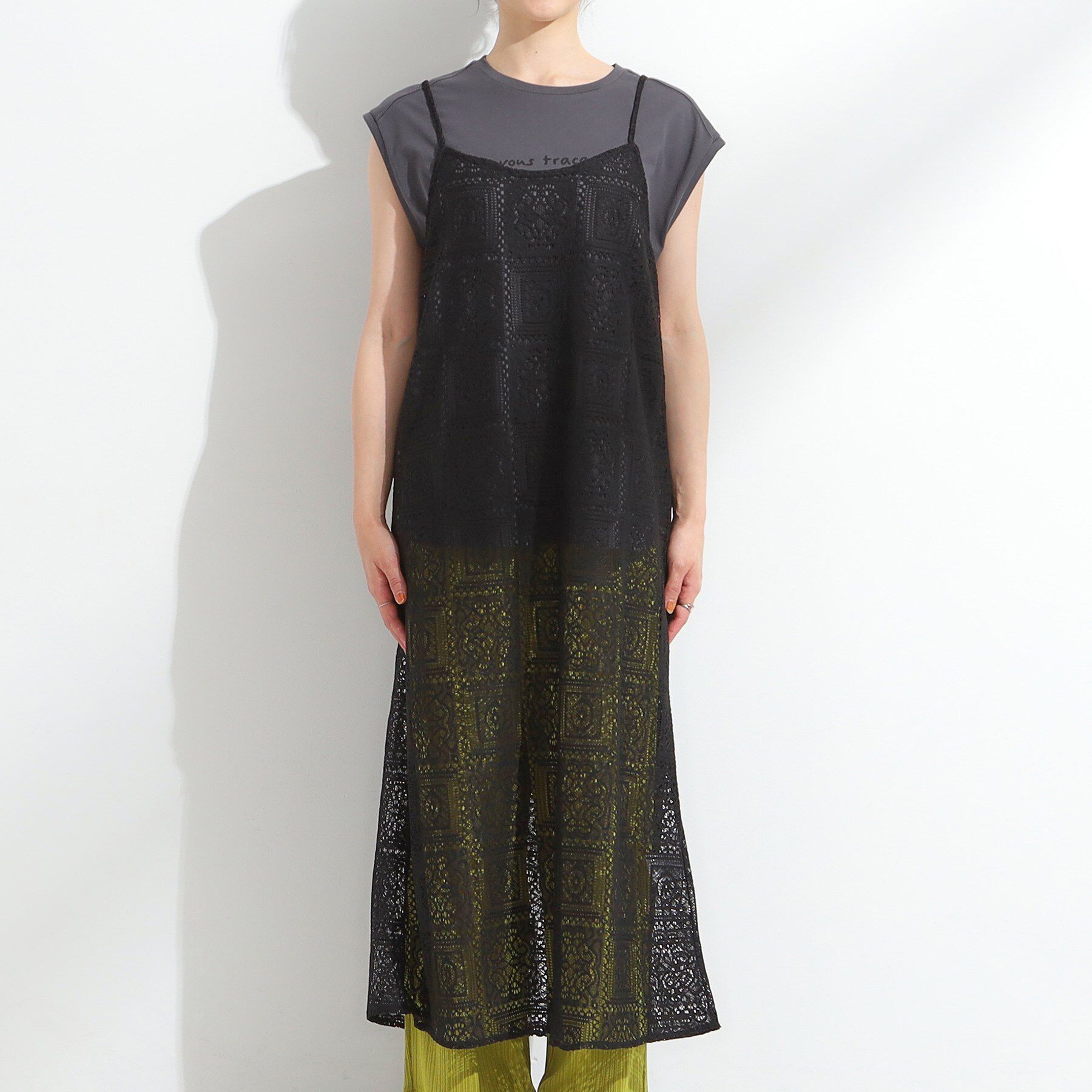 SHOO･LA･RUE「【S-LL】レースキャミワンピース」|ワンピース|