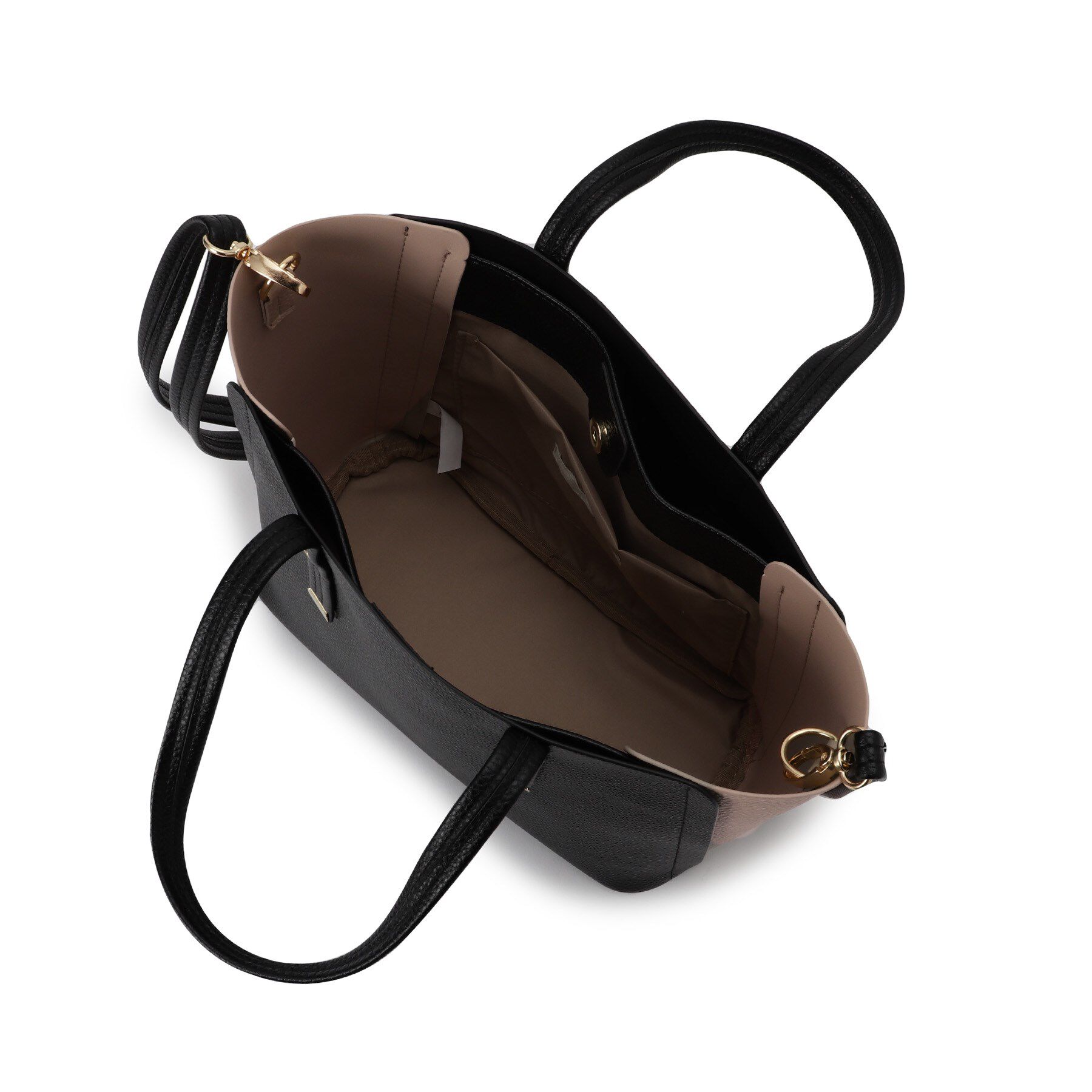 SHOO･LA･RUE「【軽量/2WAY】ハンドル金具 配色トートバッグ」|トートバッグ|