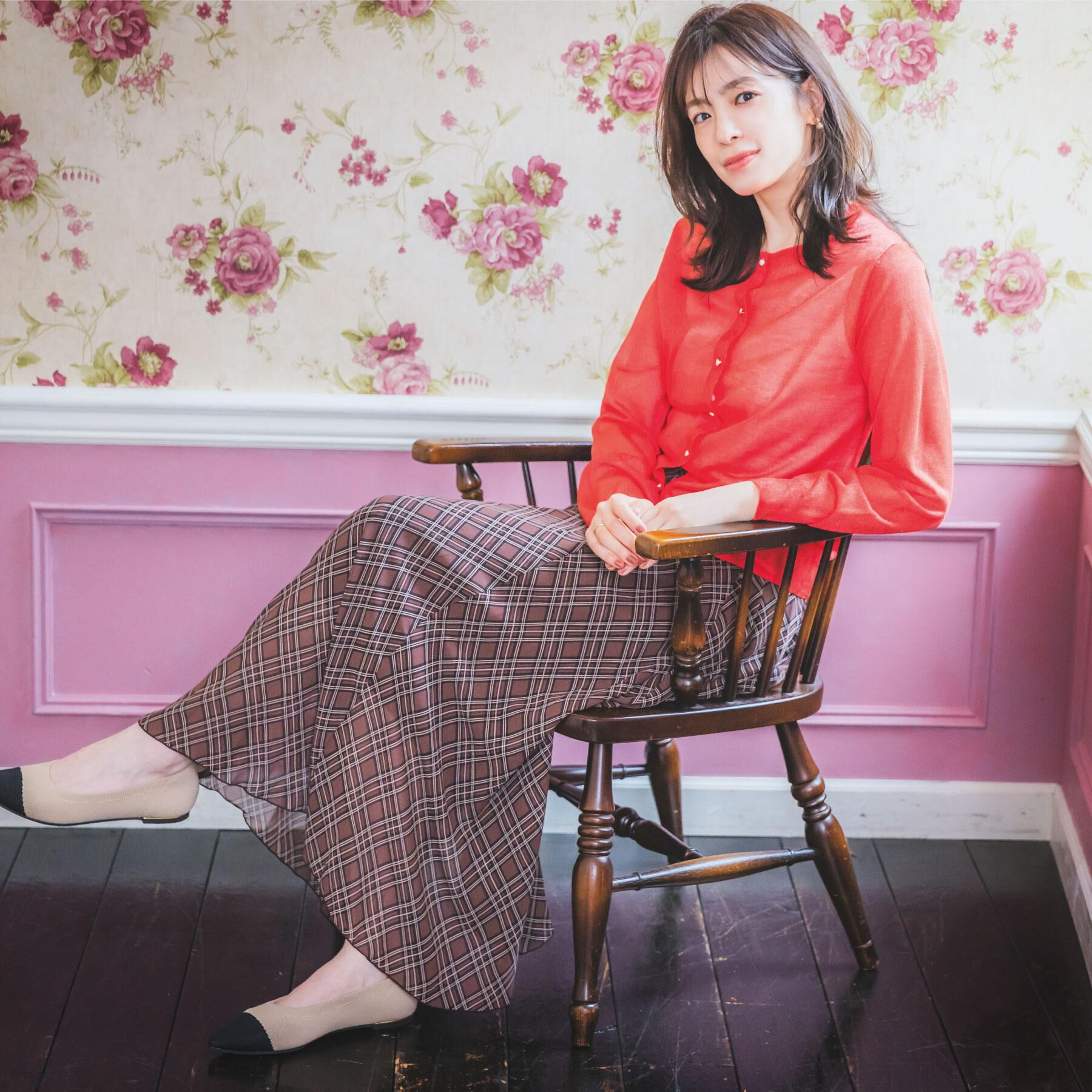 ITS&rsquo;DEMO「【手洗い可】ラメクルーカーディガン」|カーディガン|