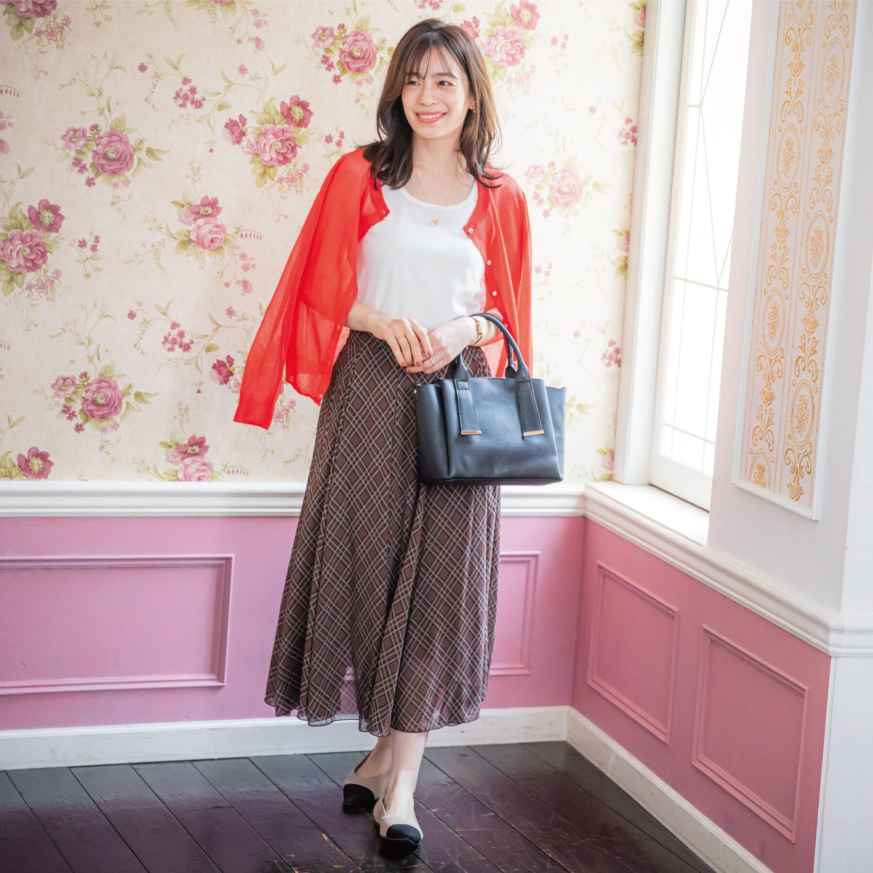 ITS&rsquo;DEMO「【手洗い可】ラメクルーカーディガン」|カーディガン|