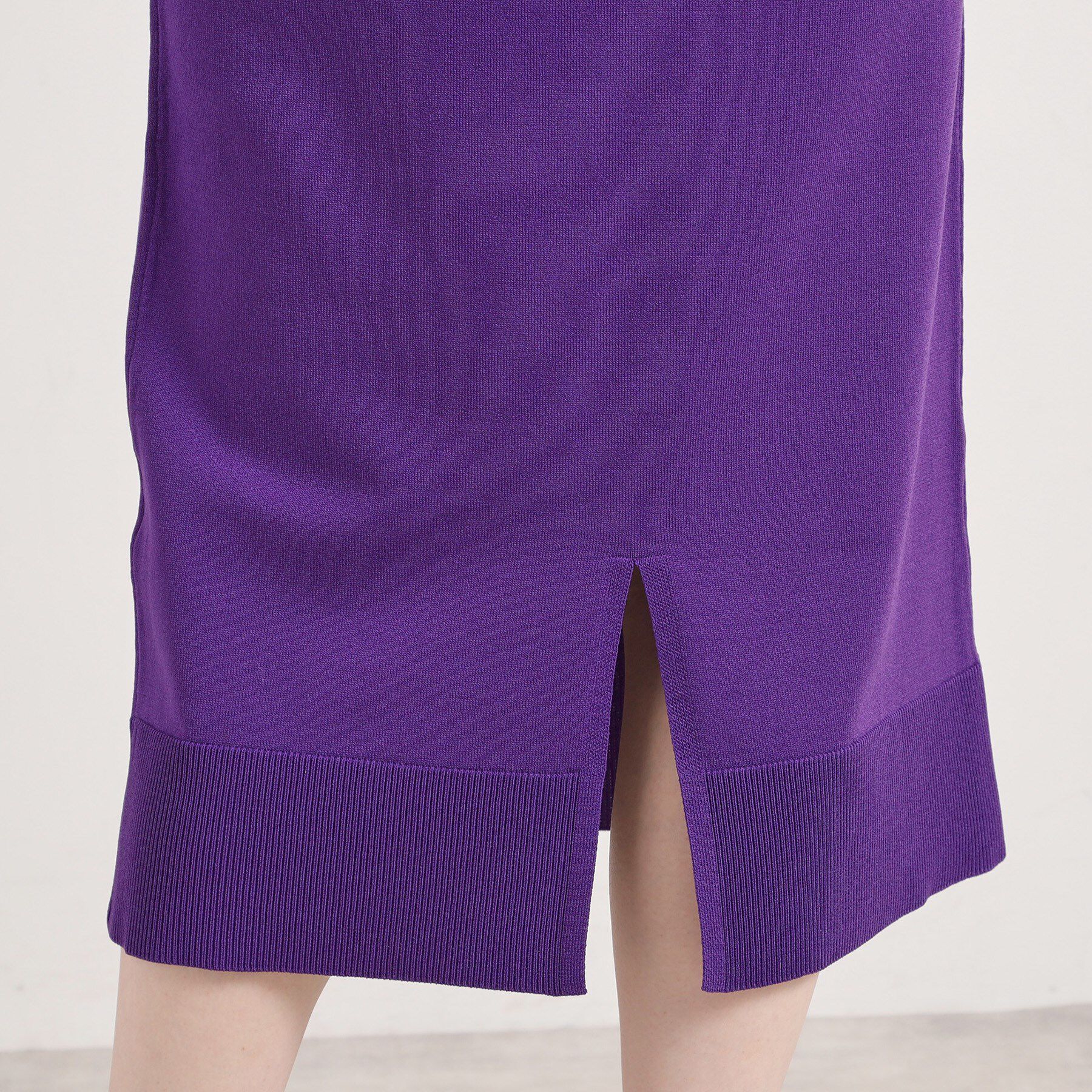 ITS&rsquo;DEMO「【縮みに強い／洗濯機OK】ヘンリーネックニットワンピース」|ワンピース|