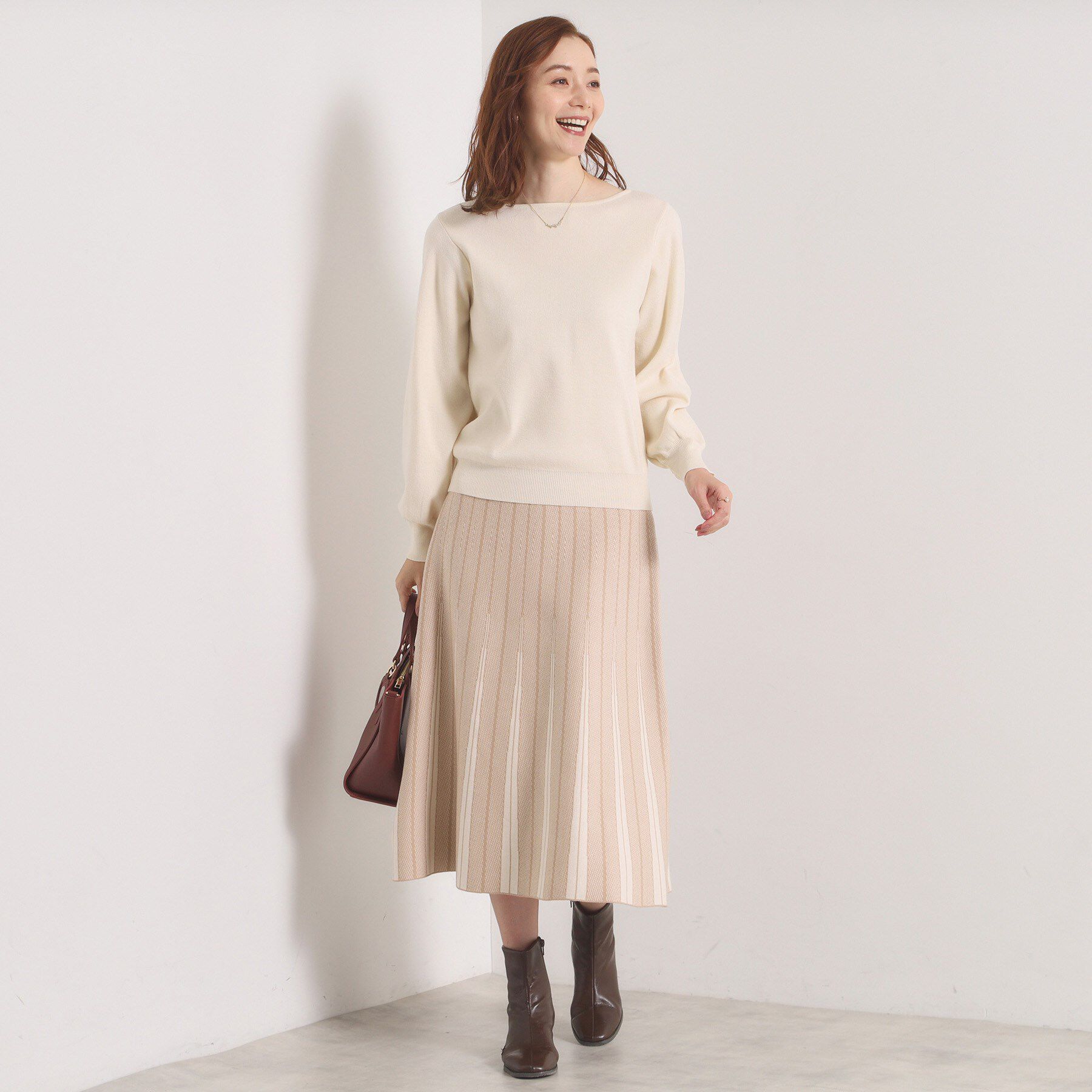 ITS&rsquo;DEMO「【手洗い可】フレアスカートニットセットアップ」|スーツ|