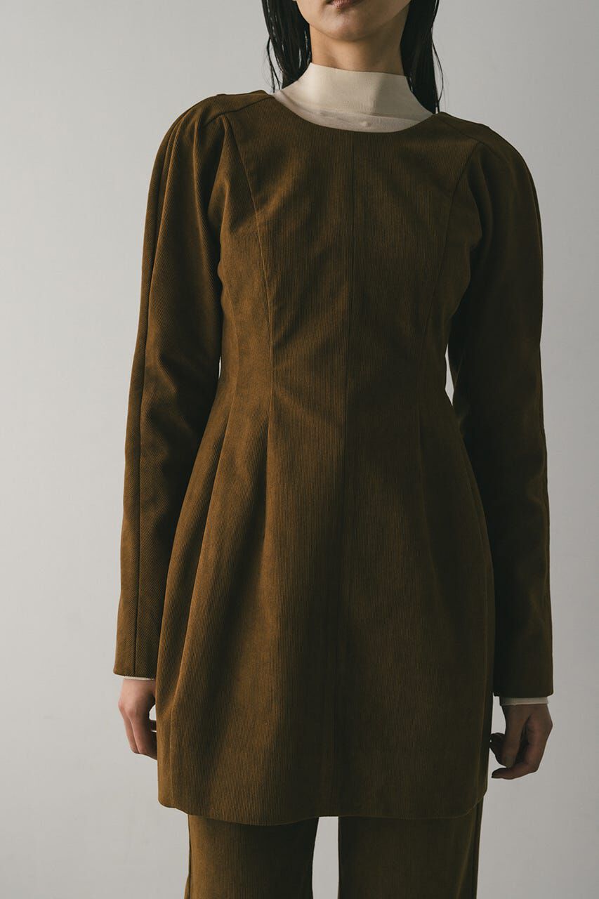 STYLEMIXER「コーデュロイフォルムミニワンピース」|ワンピース|