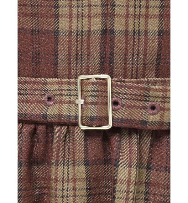 RESEXXY「バルーンスリーブチェックワンピース」|ワンピース|