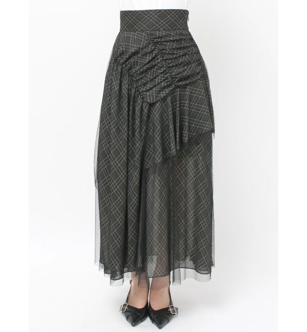 RESEXXY「チュールレイヤードフレアスカート」|スカート|