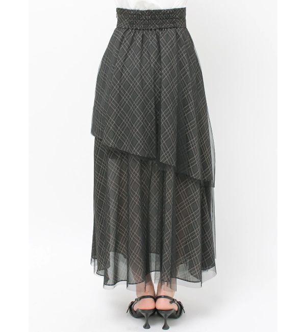 RESEXXY「チュールレイヤードフレアスカート」|スカート|