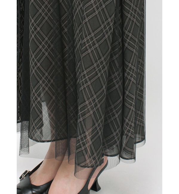 RESEXXY「チュールレイヤードフレアスカート」|スカート|