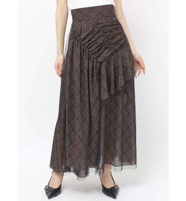 RESEXXY「チュールレイヤードフレアスカート」|スカート|