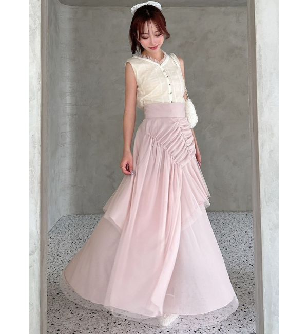 RESEXXY「チュールレイヤードフレアスカート」|スカート|