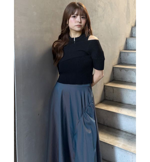 MURUA「イレヘムギャザーアシメスカート」|スカート|