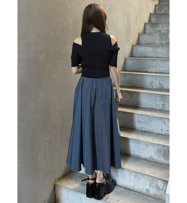 MURUA「イレヘムギャザーアシメスカート」|スカート|