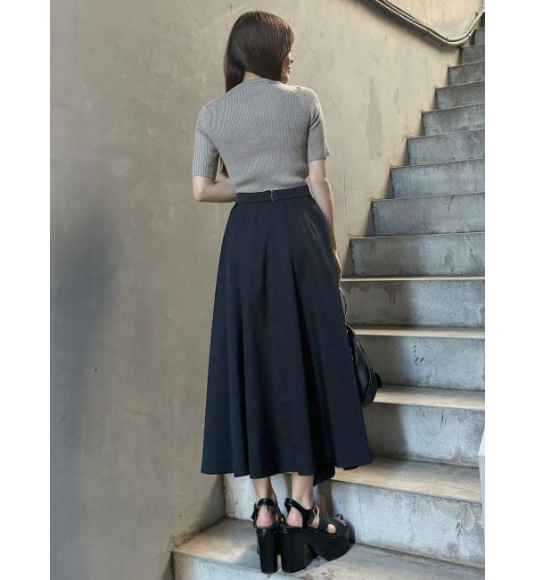 MURUA「イレヘムギャザーアシメスカート」|スカート|