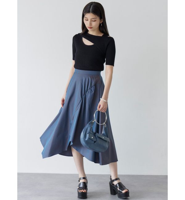 MURUA「イレヘムギャザーアシメスカート」|スカート|