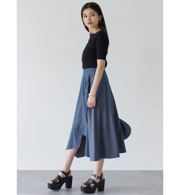 MURUA「イレヘムギャザーアシメスカート」|スカート|