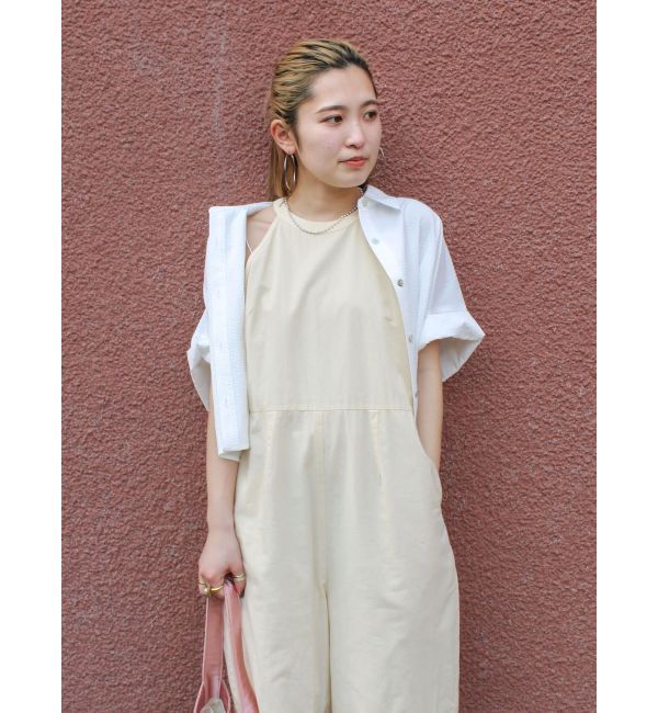 Ungrid「サッカーストライプハーフスリーブショートシャツ」|シャツ・ブラウス|