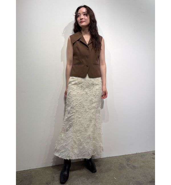 LAGUNAMOON「ワイドカラーベスト」|ベスト・ジレ|