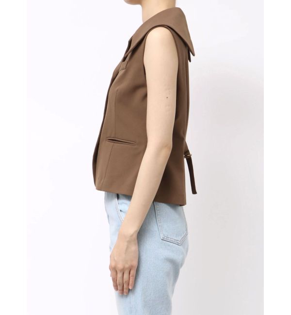 LAGUNAMOON「ワイドカラーベスト」|ベスト・ジレ|