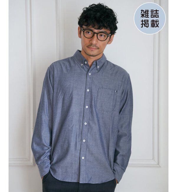 ikka「イージーケアフランネルムジシャツ」|シャツ・ブラウス|