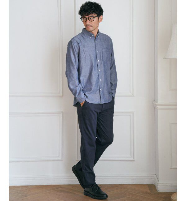 ikka「イージーケアフランネルムジシャツ」|シャツ・ブラウス|