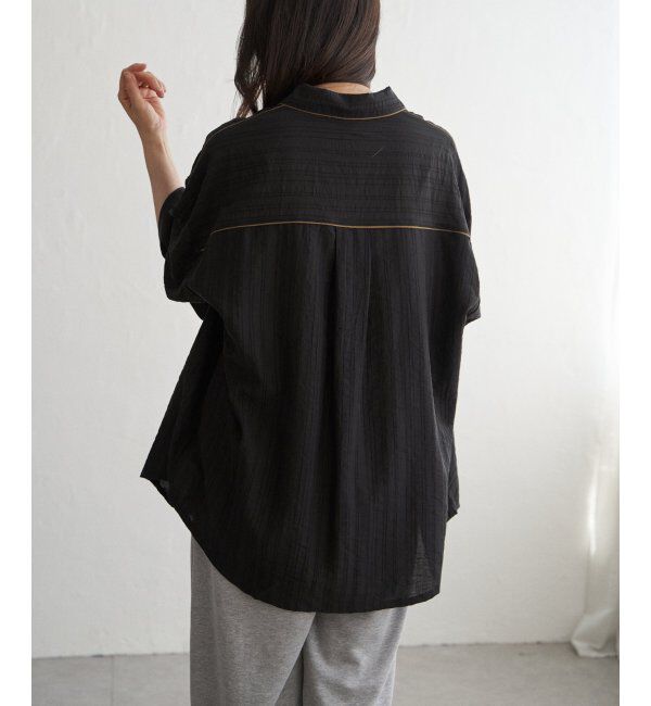 VENCE share style「ストライプビックカフスシャツ」|シャツ・ブラウス|