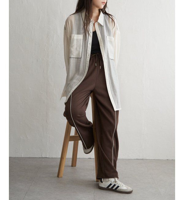 VENCE share style「ストライプビックカフスシャツ」|シャツ・ブラウス|