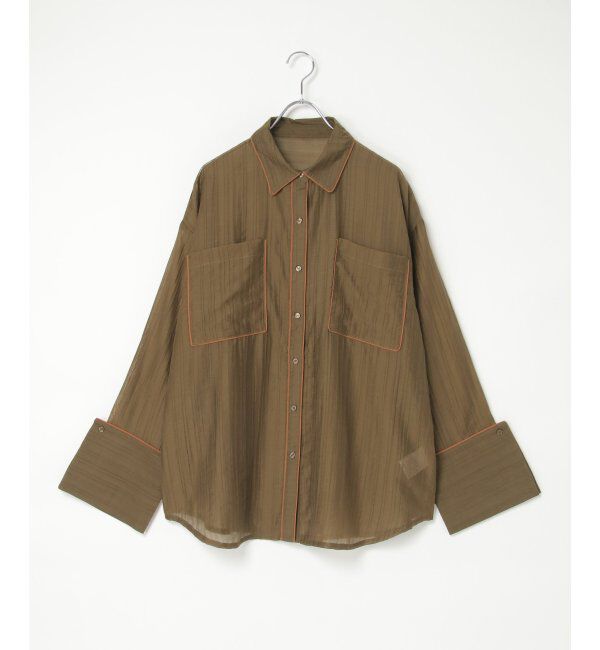 VENCE share style「ストライプビックカフスシャツ」|シャツ・ブラウス|