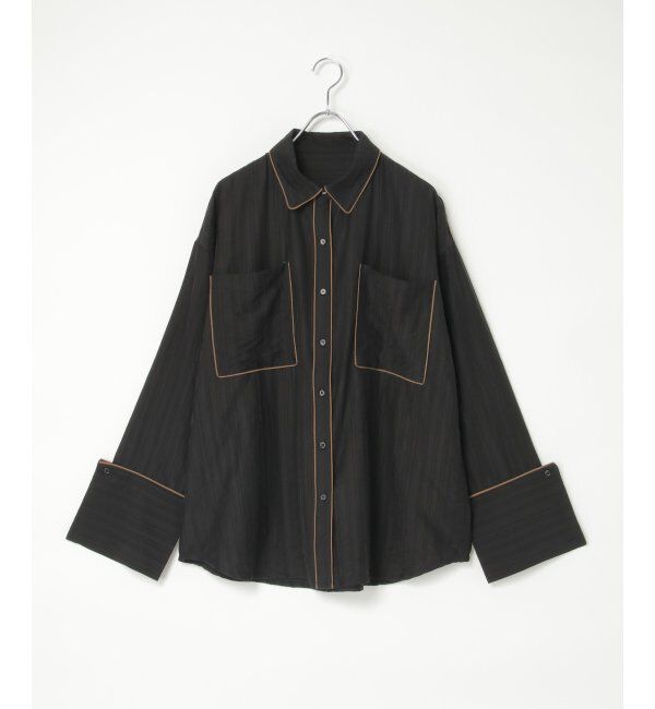 VENCE share style「ストライプビックカフスシャツ」|シャツ・ブラウス|