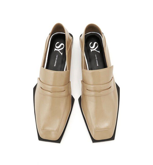 ODETTE E ODILE「＜SY＞スクエアソフトローファー フラット20●&uarr;」|ローファー|