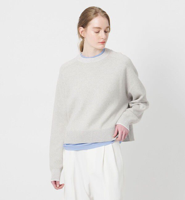 AEWEN MATOPH「＜AEWEN MATOPH＞スムースバイカラーニット」|ニット・セーター|