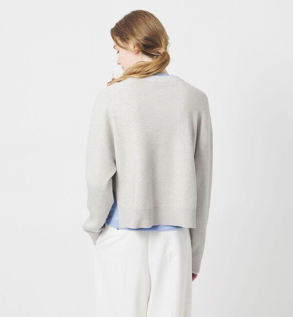 AEWEN MATOPH「＜AEWEN MATOPH＞スムースバイカラーニット」|ニット・セーター|