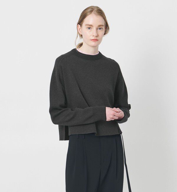 AEWEN MATOPH「＜AEWEN MATOPH＞スムースバイカラーニット」|ニット・セーター|