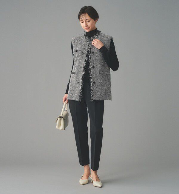 UNITED ARROWS「2トーン ツイードライク ベスト」|ベスト・ジレ|