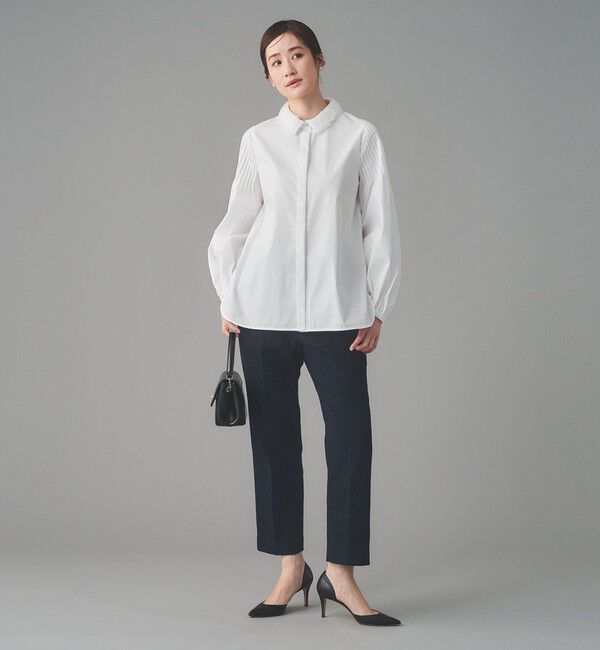 UNITED ARROWS「チュールカラー 2WAY ブラウス」|シャツ・ブラウス|